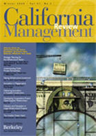 California Management Review article